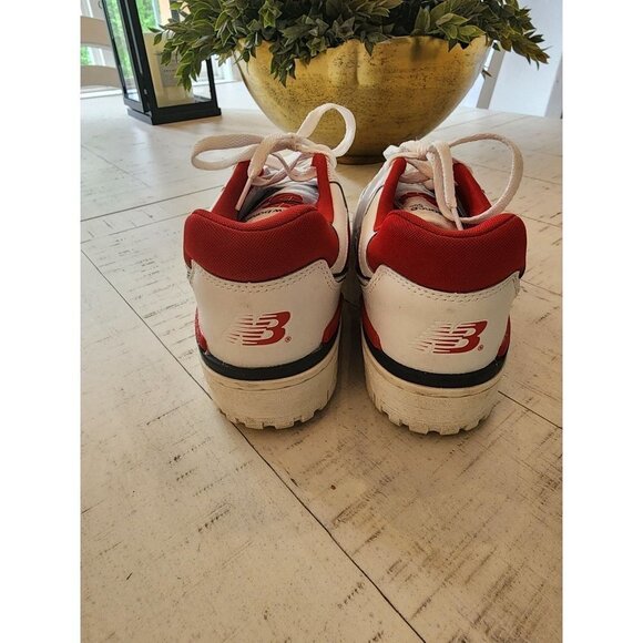 New Balance 550 Team Red Navy Mens Size 9.5 - Picture 6 of 9